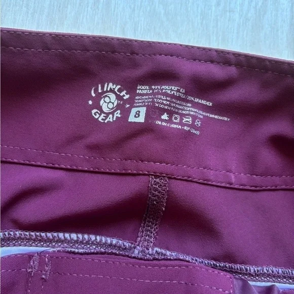 Clinch Gear maroon shorts size 8 #clinchgear #shorts #boardshorts #summer - Picture 5 of 7